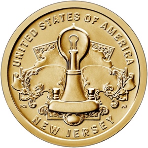 2019 1-dollar - D - New Jersey reverse
